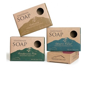Custom Printing Brown Kraft Paper Sleeve <strong>Soap</strong> Paper <strong>Box</strong> Paper <strong>Soap</strong> Packaging <strong>Box</strong> Wholesale - Product Image 4