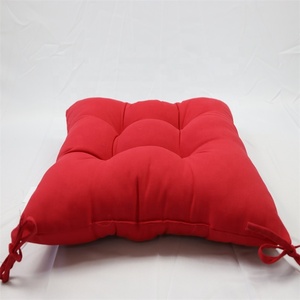Cojín de asiento portátil cómodo suave cuadrado rojo de Venta caliente para uso en interiores y exteriores - Product Image 2