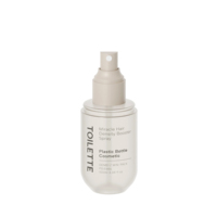 Flacon pulvérisateur PET de luxe en forme de capsule 60ml 100ml, vide, pour cosmétiques, brume fine, pour soins capillaires et du cuir chevelu, logo personnalisé