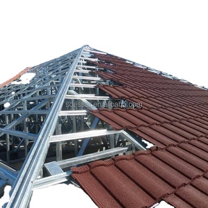 Materiali di buona qualità in metallo colorato rivestito in pietra in acciaio tegole <span class=keywords><strong>Metro</strong></span> tegole per tetti a <span class=keywords><strong>prezzi</strong></span> competitivi - Product Image 1