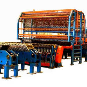 Automatic reinforcement steel mesh welding machine coil wire mesh making line