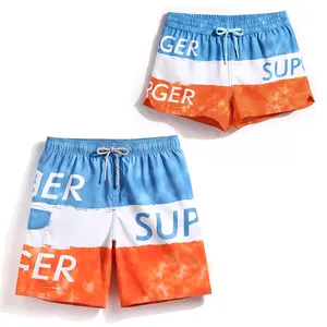 Fabrik Großhandel Unisex magische schnell trocknende Strands horts Designer gefüttert Bades horts Männer Sommer Logo gedruckt benutzer definierte Badehose