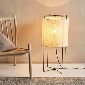 Japanese Wabi-Sabi Style Nordic Creative Fabric Floor Lamp Unique Designer <b>Lighting</b> Fixture for Living Room Bedroom Guesthouse - Product Image 2