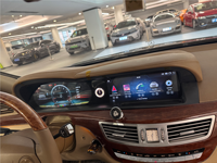 Reproductor Android de Pantalla Dual de 24.6 Pulgadas para Mercedes Benz Clase S W221 2006-2013, Radio de Auto, Estéreo, Multimedia, DSP, Carplay