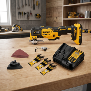 20V Brushless Cordless Oscillating Multi <b>Tool</b> <b>Angle</b> Grinder Battery Powered DIY Repair <b>Cutting</b> Sanding 13000 RPM 130mm 50mm Max - Product Image 2
