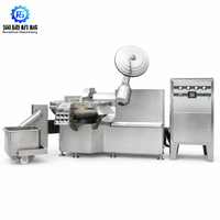 Machine à couper la viande à grande vitesse ZBG330, hachoir à viande industriel de 330 L, émulsifiant pour la production de saucisses et de boulettes de viande