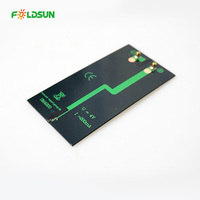 Panel Surya Mono Epoxy Efisiensi Tinggi 0.8W 4V IP65 Tahan Air Mini Solar Cell 30x57mm untuk Sensor Jam OEM