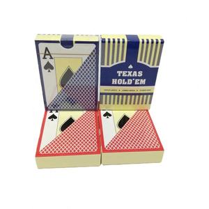 Fabrication de jeux de cartes de <span class=keywords><strong>poker</strong></span> de taille jumbo 100% plastique personnalisés, cartes à jouer en PVC imperméables, fournitures de casino - Product Image 6