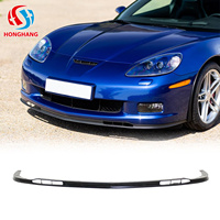 Spoiler de pare-chocs avant ABS pour Chevrolet Corvette C6 2005-2013, style ZR1, noir brillant, séparateur de pare-chocs