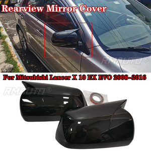 Un Par de Cubiertas Decorativas para Espejos Retrovisores Laterales para Mitsubishi Lancer X 10 EX EVO 2008-2016, Adhesivos para Carrocería, Accesorios de Estilo para Automóviles - Product Image 1