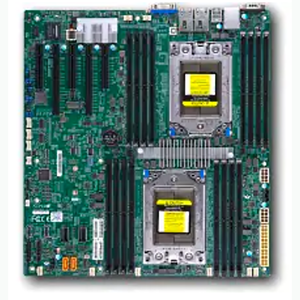 เมนบอร์ด MBD-H11DSi แท้ ซ็อกเก็ต SP3 รองรับซีพียูคู่ ซีรีส์ 7001 7002 ระบบบนเมนบอร์ด 16 DIMM E-ATX เมนบอร์ดเซิร์ฟเวอร์ H11DSi แท้ H11DSi - Product Image 1