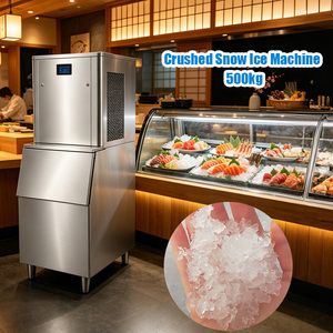 Machine à glace pilée YISO/commerciale, production de 200 kg/jour, pour supermarchés, la viande et la préparation de plats chauds. - Product Image 4