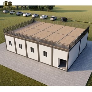 Maison conteneur en acier JHCE1, design moderne et respirant, ossature portique, panneaux sandwich, maisonnette préfabriquée pour usage extérieur, garantie 1 an - Product Image 5