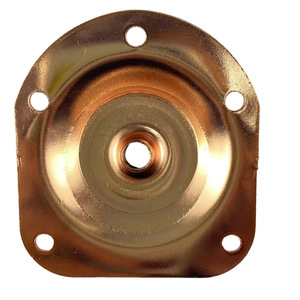 Rose <b>Gold</b> Plated Iron Furniture Connector 65x73x1.5mm For <b>Sofa</b> Bed Chair Legs Durable Stamped Hardware Support - Product Image 1