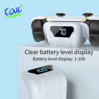 Control inalámbrico para PS5, batería externa, clip trasero externo, banco de energía
