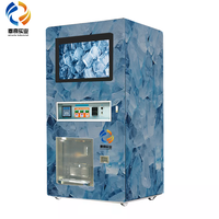 Distributeur Commercial Extérieur Intelligent de Glaçons en Sac et en Vrac Shanghai Miracle