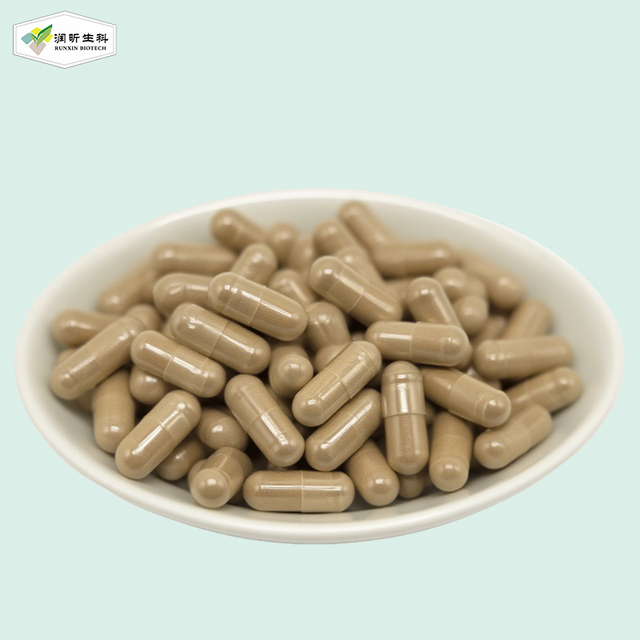 RUNXIN OEM Wholesale Price L-Theanine Capsules Private Label Magnesium Glycinate Cortisol Ahwagadha 60 Capsules Detoxing Immune