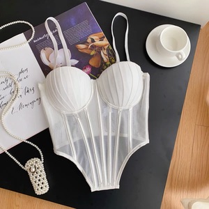 Fishbone Bra with Detachable Straps, Sexy Tubular Top That Cinches the Chest and Has Detachable Straps As a Back <strong>Support</strong> <strong>Vest</strong> - Product Image 6