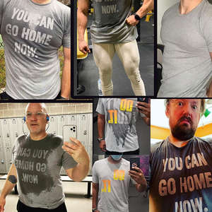 Custom Heavyweight 100% Polyester Men's Gym Training T-Shirt Breathable Quick Dry Funny Not Permeable Sweat Activated Knitted - Product Image 6