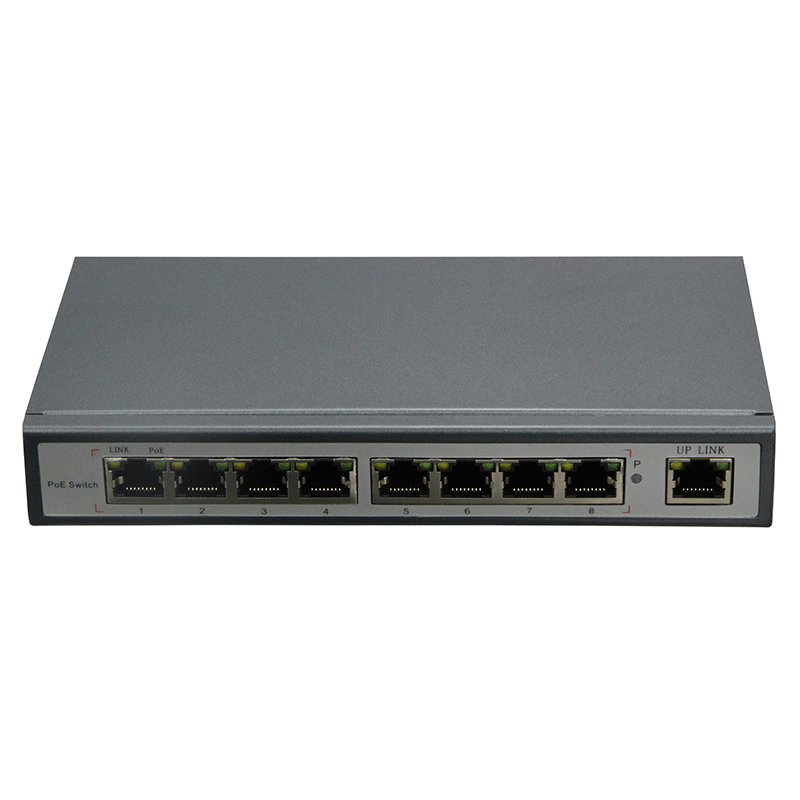 Хорошая цена, коммутатор poe на 8 портов, 10/100/1000 м, 15,4 Вт, без порта uplink