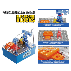 STEM giáo dục trò chơi đồ chơi không gian chủ đề khoa học mạch liên kết Hội Đồng Quản trị khoa học hoạt động bảng mạch giáo dục cho bé Đồ chơi - Product Image 5