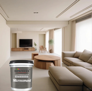 Revêtement liquide de kit de microcemento de dureté élevée pour des conceptions de plafond de plancher de mur fabriquées par des peintres experts - Product Image 1