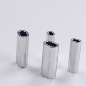 Manchon ovale à sertir en aluminium Connecteur de câble métallique Manchons à sertir <span class=keywords><strong>pour</strong></span> la pêche au poisson-chat et au bar en aluminium durable - Product Image 5