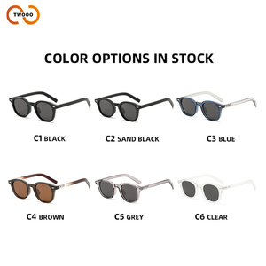 TWOOO T1787 Lunettes de soleil polarisées rondes personnalisées avec logo, tendance rétro polyvalente, vente en gros d'usine - Product Image 3