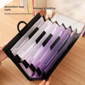 Rainbow Organ <b>Office</b> Colorful Folder Storage Bag Wall-Mounted Business Gift 2025 Model - Product Image 3