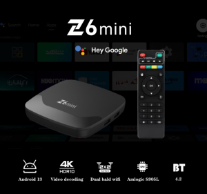 Nhà máy cung cấp Z6 <span class=keywords><strong>Mini</strong></span> ATV OS <span class=keywords><strong>TV</strong></span> <span class=keywords><strong>BOX</strong></span> ANDROID 13 phương tiện truyền thông máy nghe nhạc thông minh TVBox Quad core 5g 4k giá rẻ Set-Top <span class=keywords><strong>Box</strong></span> - Product Image 2