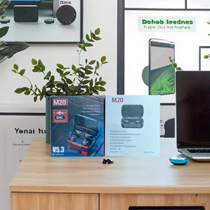 หูฟังไร้สายขนาดเล็ก รุ่น 5.4 สำหรับกีฬา สเตอริโอแบบใส่ในหู TWS พร้อมระบบตัดเสียงรบกวนแบบแอคทีฟ ไฟ LED กันน้ำระดับ IPX6 รองรับการชาร์จแบบย้อนกลับ แบตเตอรี่ใช้งานได้นาน - Product Image 3