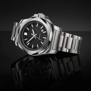 Reloj Automático OEM con Correa Plateada, Reloj de Moda con Esfera Azul para Hombre - Product Image 3