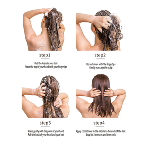 Shampoo capillaire biologique végétalien sans sulfate, nourrissant et hydratant <span class=keywords><strong>à</strong></span> <span class=keywords><strong>l</strong></span>'<span class=keywords><strong>huile</strong></span> d'argan et <span class=keywords><strong>à</strong></span> la kératine, <span class=keywords><strong>à</strong></span> la rose et <span class=keywords><strong>à</strong></span> <span class=keywords><strong>l</strong></span>'aloe vera, longue durée, marque privée - Product Image 6