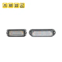 24V ámbar blanco rojo azul luz seguridad coche Led estroboscópico intermitente luz de advertencia