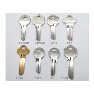 Универсальные латунные заготовки для ключей UL050, KW1,SC1 Key, LW5, Y4, VR1, слесарный ключ OEM, поддержка гравировки