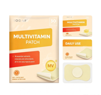 Patchs multivitaminés HODAF, formule scientifique, jetables, respectueux de la peau, fabriqués par une usine professionnelle, R&D et production à grande échelle