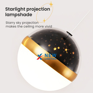 Lustre LED moderne 96W à intensité variable 3CCT, suspension à trois têtes dorée pour salon, salle à manger, chambre, îlot de cuisine, luminaire de <span class=keywords><strong>plafond</strong></span> - Product Image 3