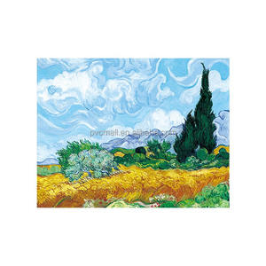 Lienzo arte decoración de pared pintura de <span class=keywords><strong>paisaje</strong></span> reproducción de <span class=keywords><strong>Van</strong></span> <span class=keywords><strong>Gogh</strong></span> pintura al óleo arte pintura personalizada sobre lienzo a mano regalo para el hogar - Product Image 2