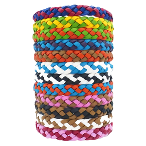 Repelente de Mosquitos con Aceites Esenciales para Deportes al Aire Libre, <span class=keywords><strong>Pulsera</strong></span> Tejida a Mano para Niños y Adultos, Sin DEET, Natural y No Tóxico - Product Image 1