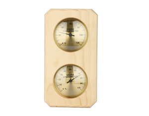 Termómetro e Higrómetro de Madera para Sauna, Termómetro de Madera para Cuarto Interior - Product Image 2