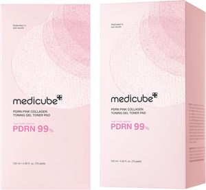 Medicube Toner Pads au collagène rose et ADN de saumon – Gelée coréenne apaisante et illuminatrice pour un teint uniforme – Soin coréen pour la peau - Product Image 5