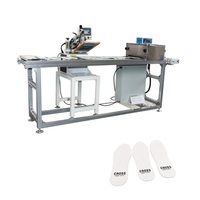 Machine de sérigraphie semi-automatique de semelle intérieure de convoyeur d'une seule couleur pour sacs en papier plastique
