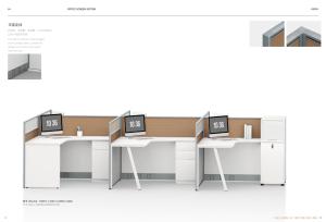GUANQI WORKSTATION Bureau de direction professionnel Grand espace de travail avec finition en grain de bois et panneau de modestie Autorité d'entreprise - Product Image 5