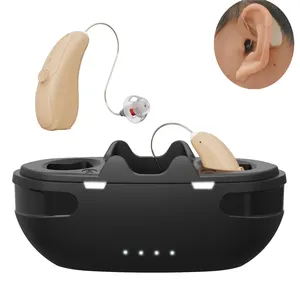 批发新趋势高品质数字助听器可充电bte蓝牙应用控制ric助听器