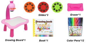 Mini projecteur de dessin et de peinture à la main, 24 motifs, pour enfant, apprentissage des <span class=keywords><strong>croquis</strong></span>, de la pratique - Product Image 5