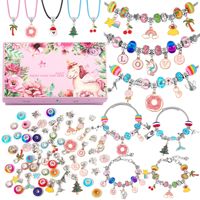 Kits de fabrication de bijoux DIY pour enfants avec de la résine, bracelet et collier en art de la résine, boîte cadeau créative pour les faveurs de fête