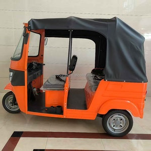 Triciclos Eléctricos Personalizados de Fábrica de 3 Asientos para Transporte de Pasajeros, Mototaxi Eléctrico <span class=keywords><strong>TVS</strong></span>, Motocicleta Eléctrica Bajaj - Product Image 5