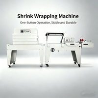 Machine d'emballage sous film rétractable semi-automatique multifonctionnelle avec scelleuse en L pour boîtes en carton, sachets, aliments, cigarettes, vêtements
