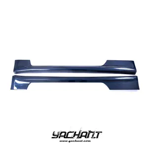 Bleu fibre de carbone 1999-2002 Skyline R34 GTR NI ZT Style jupes latérales pour jupe latérale R34 GTR