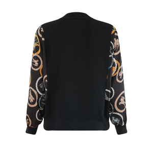 Cardigan en tricot personnalisé pour <span class=keywords><strong>femme</strong></span> avec logo, motif, manches longues, patchwork, veste, pull en tricot pour <span class=keywords><strong>femme</strong></span> - Product Image 6